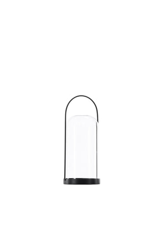 Venture Home Flora Lantern - Svart/Klart glas - H25*11cm