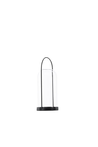 Venture Home Flora Lantern - Svart/Klart glas - H25*11cm