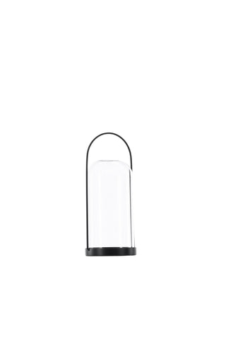Venture Home Flora Lantern - Svart/Klart glas - H25*11cm