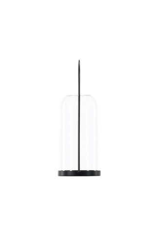 Venture Home Flora Lantern - Svart/Klart glas - H35*13cm