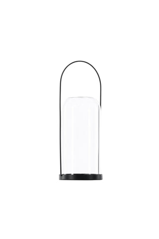 Venture Home Flora Lantern - Svart/Klart glas - H35*13cm