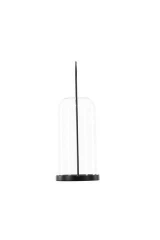 Venture Home Flora Lantern - Svart/Klart glas - H35*13cm