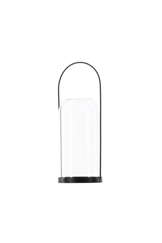 Venture Home Flora Lantern - Svart/Klart glas - H35*13cm