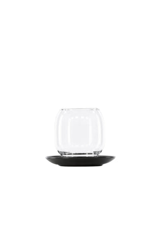 Venture Home Archy Lantern - Mattsvart/Klart glas - 12*H10cm