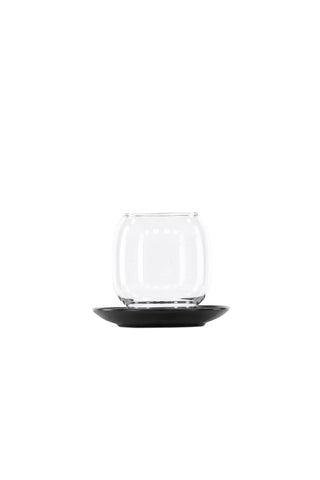 Venture Home Archy Lantern - Mattsvart/Klart glas - 12*H10cm