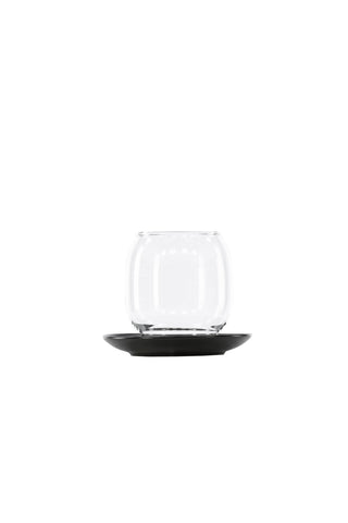 Venture Home Archy Lantern - Mattsvart/Klart glas - 12*H10cm