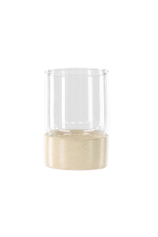 Venture Home Vica Lantern - Beige/Svarta Prickar - D8*H12*B8cm