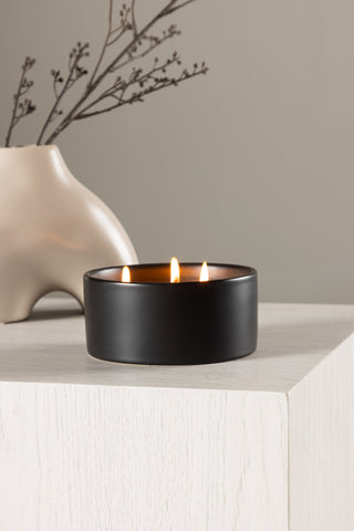 Venture Home Douglas Doftljus - Svart - D13*H6cm