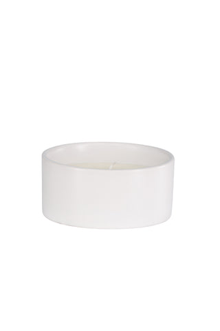 Venture Home Douglas Doftljus - Vita - D13*H6cm