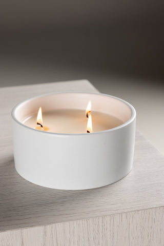 Venture Home Douglas Doftljus - Offwhite - D13*H6cm