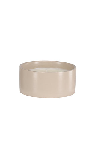 Venture Home Douglas Doftljus - Beige - D13*H6cm