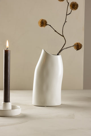 Venture Home Ernst Vas - Vit - 12*9*23Hcm