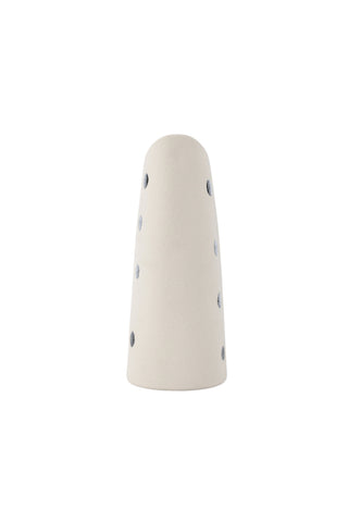 Venture Home Ernst Vas - Vita/Svarta Prickar - 12*9*23Hcm