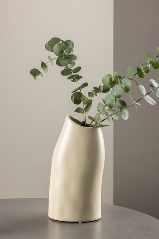 Venture Home Ernst Vas - Beige/Svarta Prickar - 12*9*23Hcm