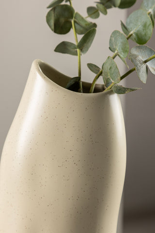 Venture Home Ernst Vas - Beige/Svarta Prickar - 12*9*23Hcm