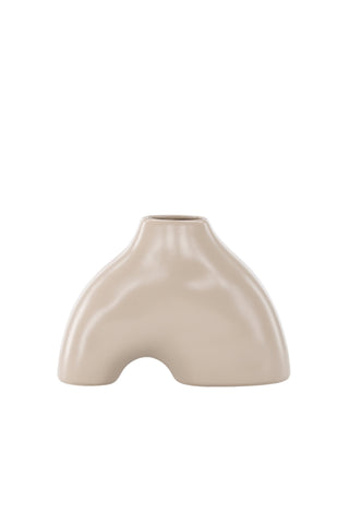 Venture Home Kento Vas - Beige - 21*8*15Hcm