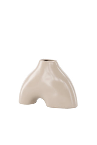 Venture Home Kento Vas - Beige - 21*8*15Hcm