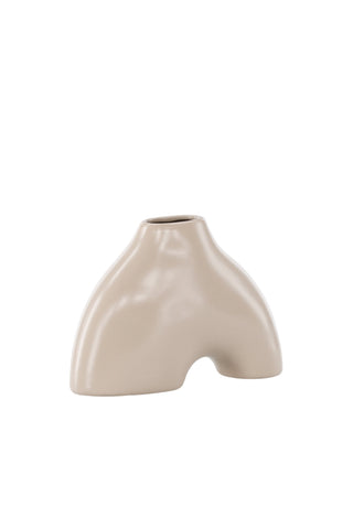Venture Home Kento Vas - Beige - 21*8*15Hcm