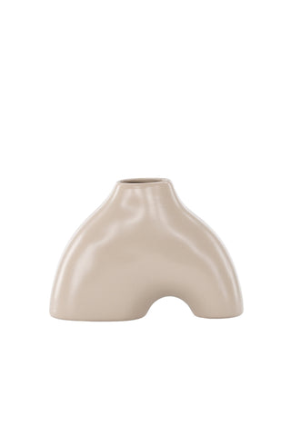 Venture Home Kento Vas - Beige - 21*8*15Hcm