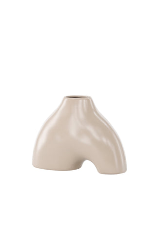 Venture Home Kento Vas - Beige - 21*8*15Hcm