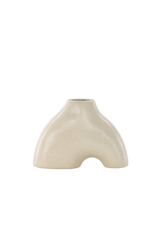Venture Home Kento Vas - Beige/Svart - 21*8*15Hcm