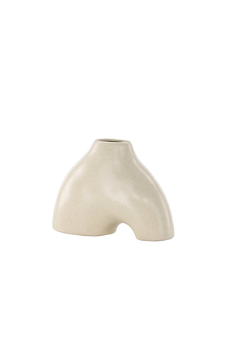 Venture Home Kento Vas - Beige/Svart - 21*8*15Hcm
