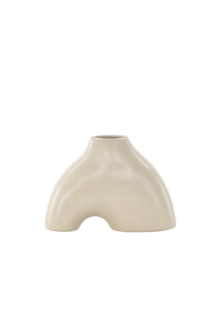 Venture Home Kento Vas - Beige/Svart - 21*8*15Hcm