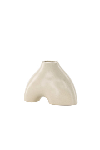 Venture Home Kento Vas - Beige/Svart - 21*8*15Hcm