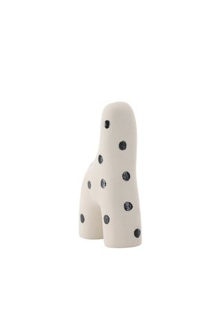 Venture Home Aya Vas - Vita/Svarta Prickar - 9*4*16Hcm