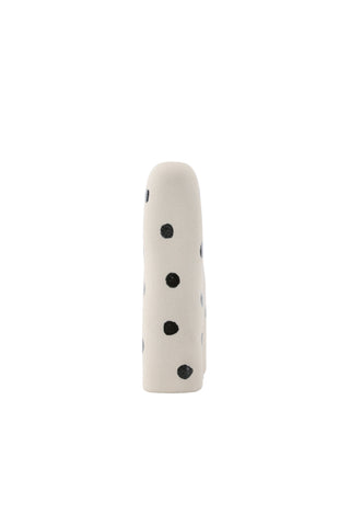 Venture Home Aya Vas - Vita/Svarta Prickar - 9*4*16Hcm