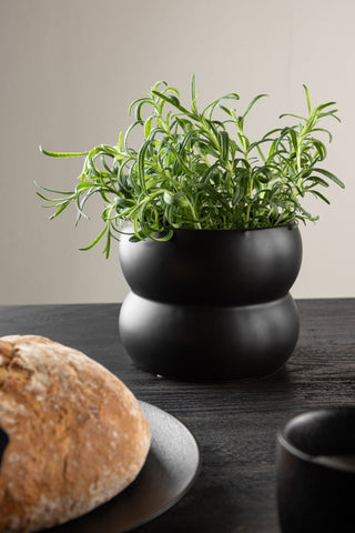 Venture Home Dapne Pot - Mattsvart - 16*16*13cm