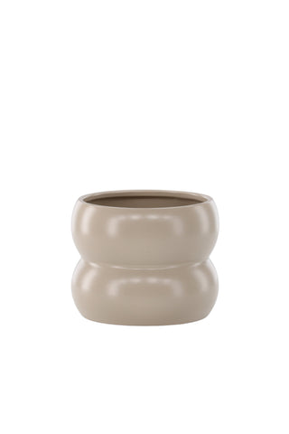 Venture Home Dapne Pot - Matt beige - 16*16*13cm
