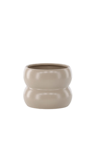Venture Home Dapne Pot - Matt beige - 16*16*13cm