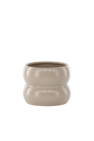 Venture Home Dapne Pot - Matt beige - 16*16*13cm