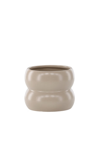 Venture Home Dapne Pot - Matt beige - 16*16*13cm
