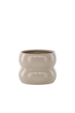 Venture Home Dapne Pot - Matt beige - 16*16*13cm
