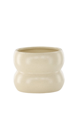Venture Home Dapne Pot - Beige/Svarta Prickar - 16*16*13cm