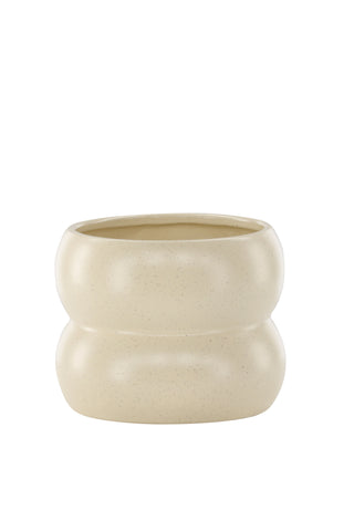 Venture Home Dapne Pot - Beige/Svarta Prickar - 16*16*13cm