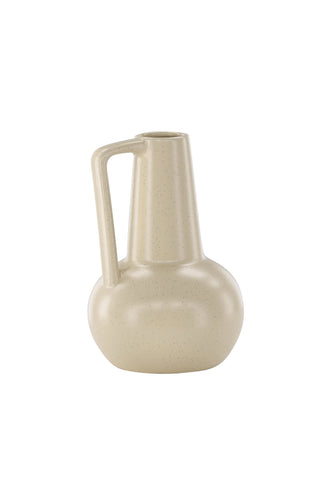 Venture Home Lane Vas - Beige/Svarta Prickar - 15*15*22cm