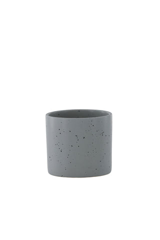 Venture Home Sane Pot - Mörkgrå/Svarta Prickar - 11*11*10cm