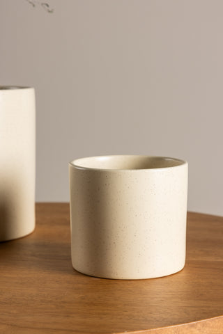 Venture Home Sane Pot - Beige/Svarta Prickar - 11*11*10cm