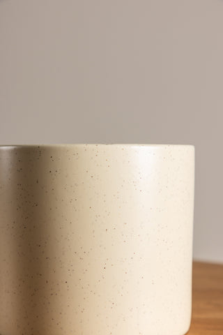 Venture Home Sane Pot - Beige/Svarta Prickar - 11*11*10cm