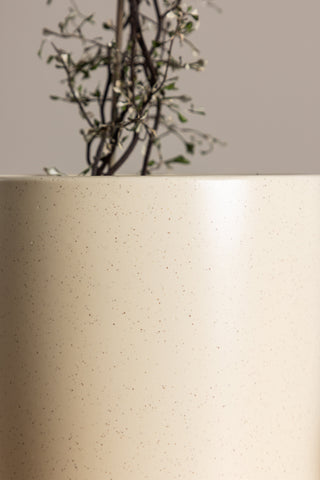 Venture Home Sane Pot - Beige/Svarta Prickar - 18*18*17cm