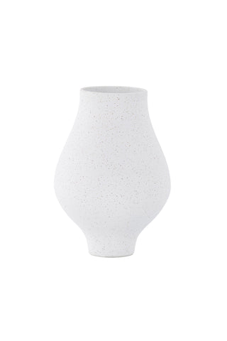 Venture Home Rellis Vas - Vita/Svarta Prickar - D10*H24*B14cm