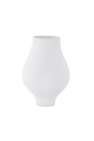 Venture Home Rellis Vas - Vita/Svarta Prickar - D10*H24*B14cm