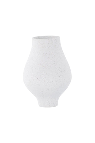 Venture Home Rellis Vas - Vita/Svarta Prickar - D10*H24*B14cm
