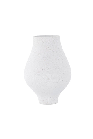 Venture Home Rellis Vas - Vita/Svarta Prickar - D10*H24*B14cm