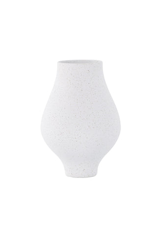 Venture Home Rellis Vas - Vita/Svarta Prickar - D10*H24*B14cm
