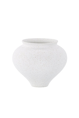 Venture Home Rellis Vas - Vita/Svarta Prickar - D11*H18*B18cm