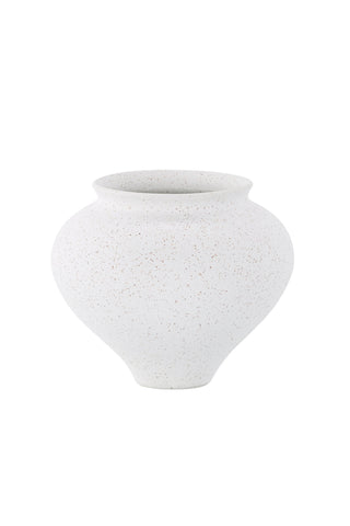Venture Home Rellis Vas - Vita/Svarta Prickar - D11*H18*B18cm